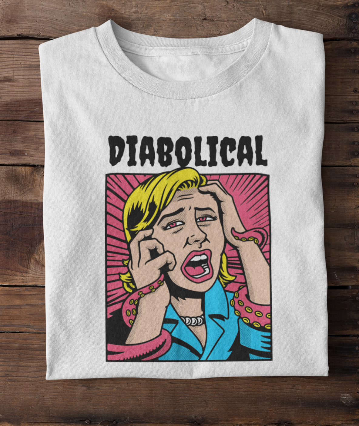 Diabolical Squid (w/text) T-Shirt